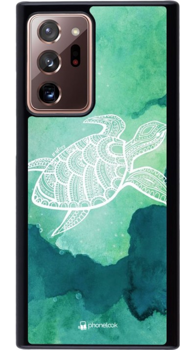 Hülle Samsung Galaxy Note 20 Ultra - Turtle Aztec Watercolor