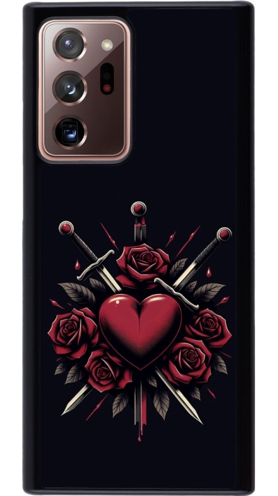Samsung Galaxy Note 20 Ultra Case Hülle - Valentine 2024 gothic love