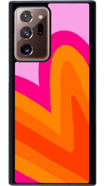 Samsung Galaxy Note 20 Ultra Case Hülle - Valentine 2024 heart gradient