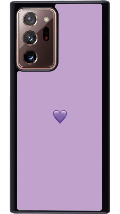 Coque Samsung Galaxy Note 20 Ultra - Valentine 2023 purpule single heart