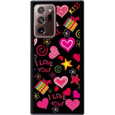 Coque Samsung Galaxy Note 20 Ultra - Valentine 2023 love symbols