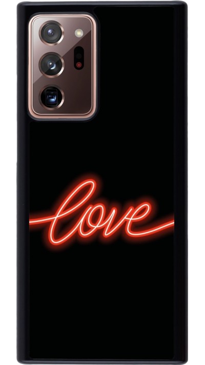 Coque Samsung Galaxy Note 20 Ultra - Valentine 2023 neon love