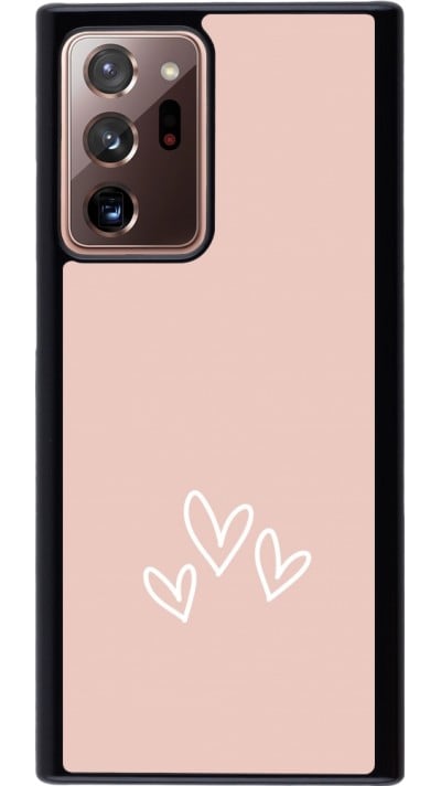 Coque Samsung Galaxy Note 20 Ultra - Valentine 2023 three minimalist hearts