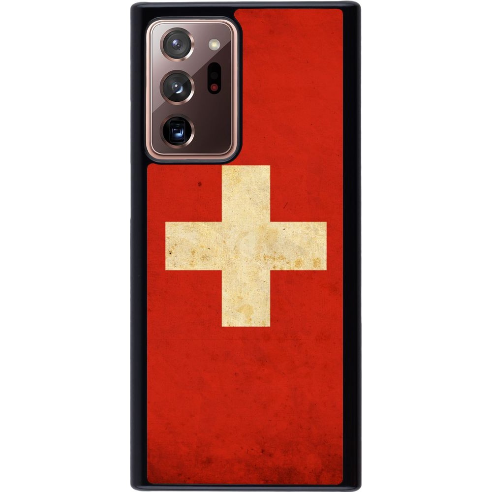 Coque Samsung Galaxy Note 20 Ultra - Vintage Flag SWISS