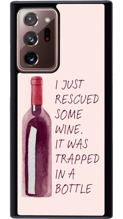 Samsung Galaxy Note 20 Ultra Case Hülle - I just rescued some wine