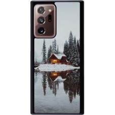 Coque Samsung Galaxy Note 20 Ultra - Winter 25 Winter house forest afternoon