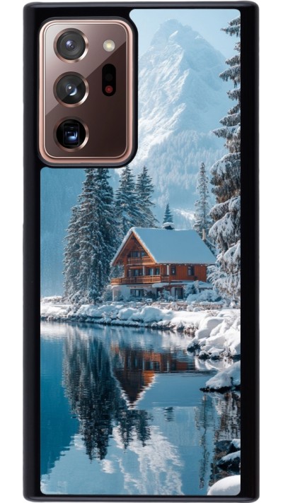 Coque Samsung Galaxy Note 20 Ultra - Winter 25 Winter house forest day
