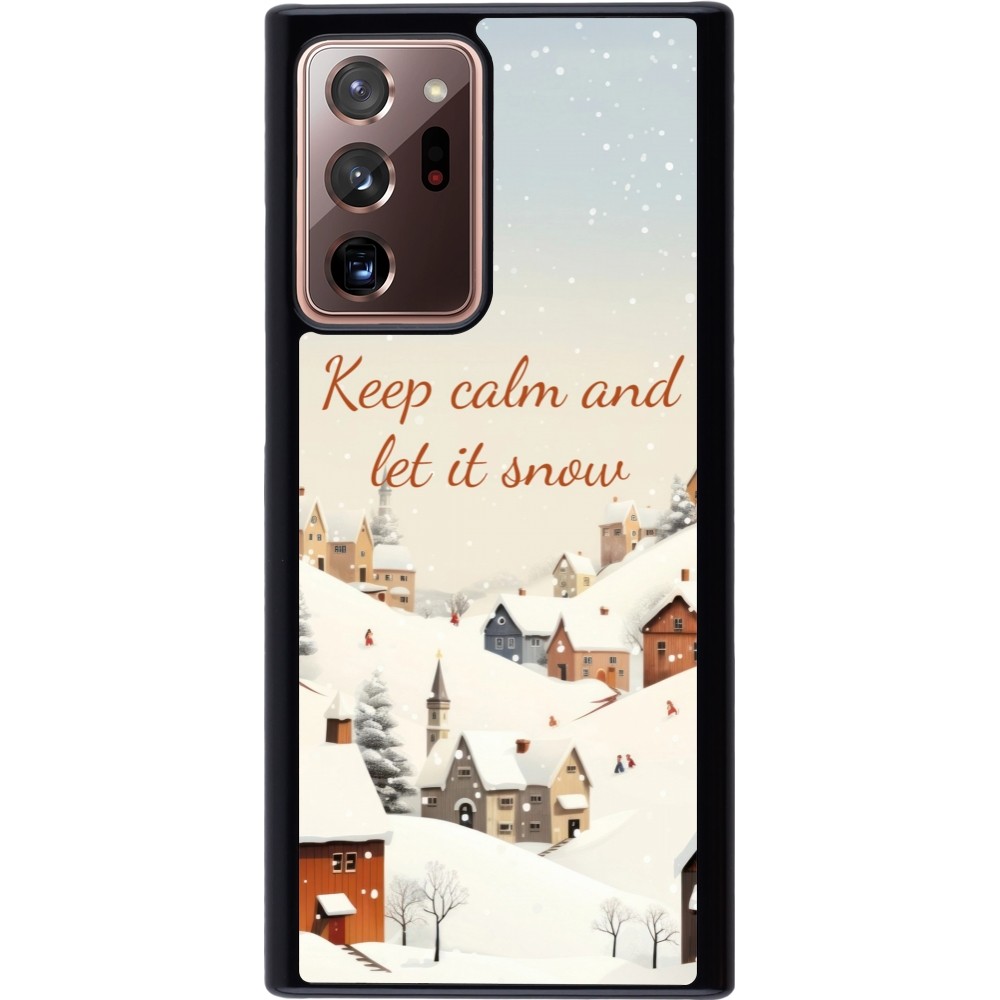 Coque Samsung Galaxy Note 20 Ultra - Winter 25 Winter Keep calm and let it snow