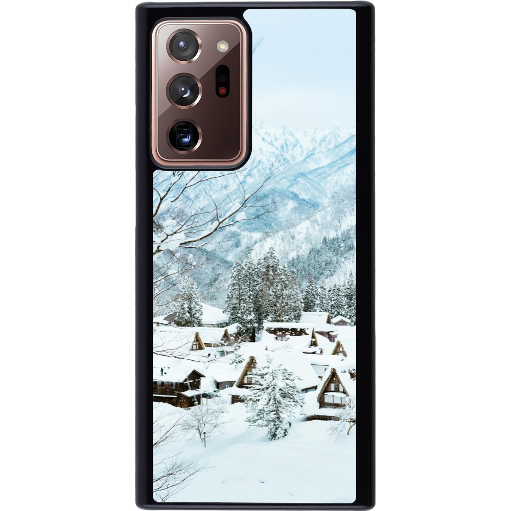 Coque Samsung Galaxy Note 20 Ultra - Winter 25 Winter snowy landscape