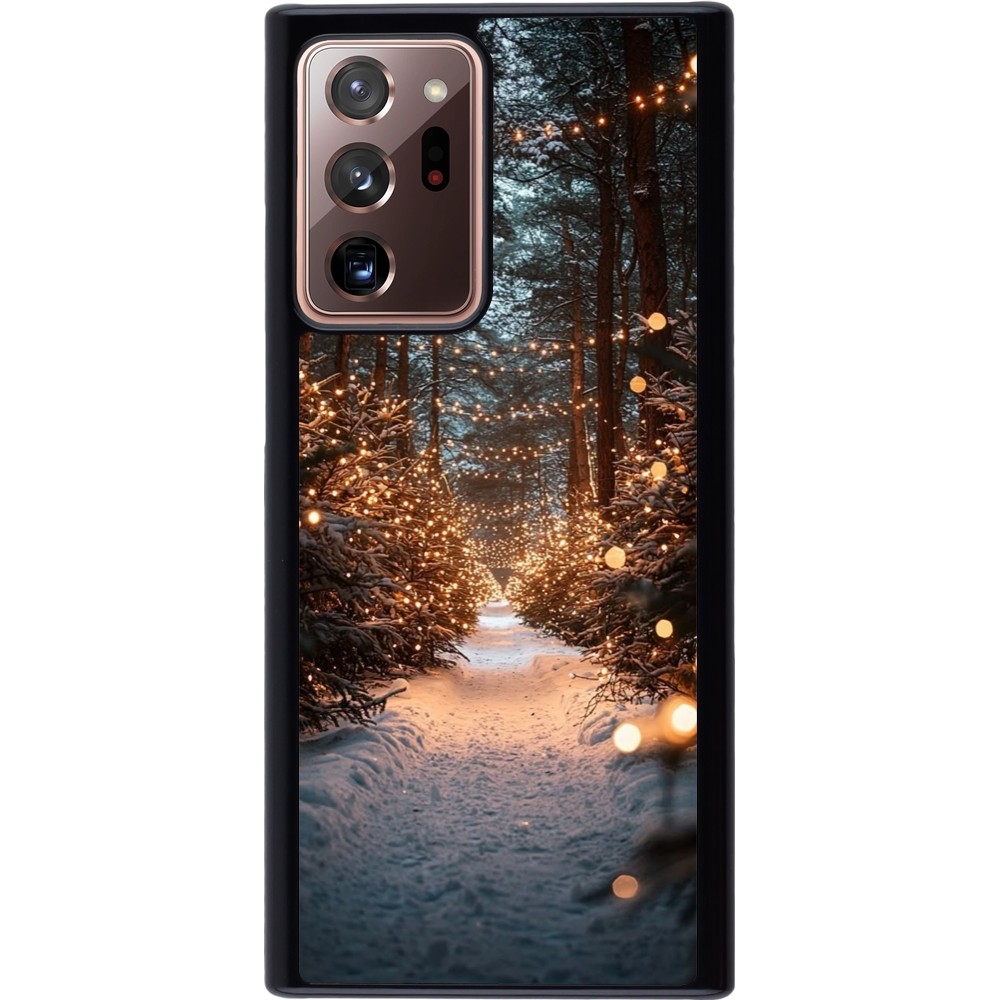 Coque Samsung Galaxy Note 20 Ultra - Winter 25 Winter snowy road