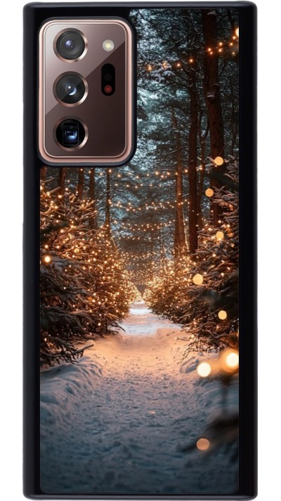 Coque Samsung Galaxy Note 20 Ultra - Winter 25 Winter snowy road