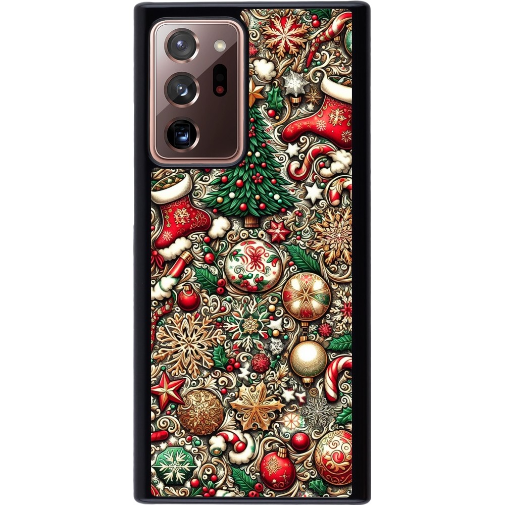 Samsung Galaxy Note 20 Ultra Case Hülle - Weihnachten 2023 Mikromuster