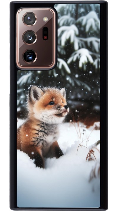 Coque Samsung Galaxy Note 20 Ultra - Noël 2023 Renardeau sapin