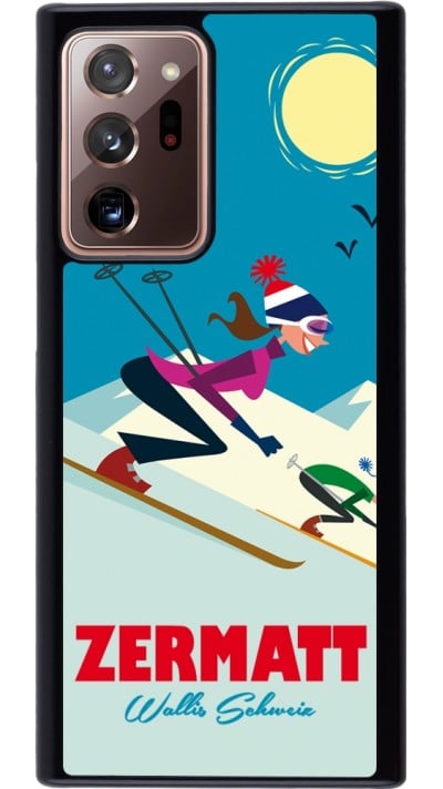 Coque Samsung Galaxy Note 20 Ultra - Zermatt Ski Downhill