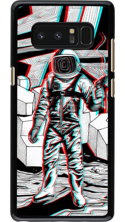 Coque Samsung Galaxy Note8 - Anaglyph Astronaut