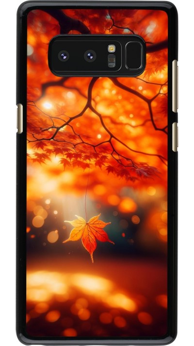 Samsung Galaxy Note8 Case Hülle - Herbst Magisch Orange