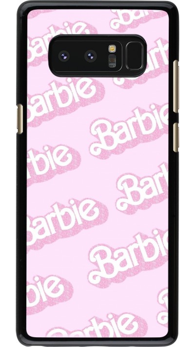 Samsung Galaxy Note8 Case Hülle - Barbie light pink pattern