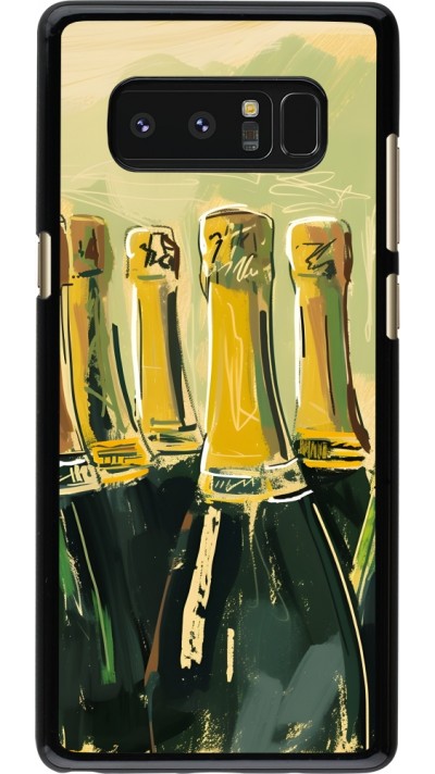 Samsung Galaxy Note8 Case Hülle - Champagne Malerei