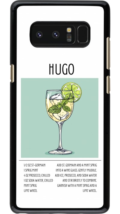 Coque Samsung Galaxy Note8 - Cocktail recette Hugo