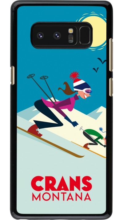 Samsung Galaxy Note8 Case Hülle - Crans-Montana Ski Downhill