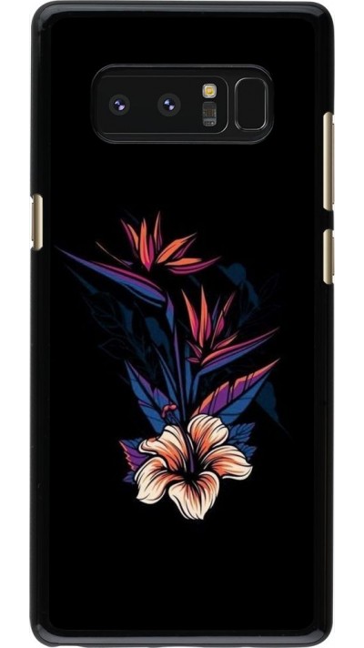 Coque Samsung Galaxy Note8 - Dark Flowers