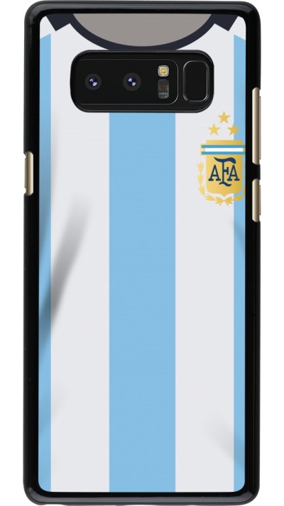 Samsung Galaxy Note8 Case Hülle - Argentinien 2022 personalisierbares Fussballtrikot