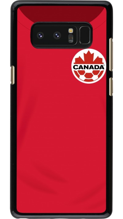Coque Samsung Galaxy Note8 - Maillot de football Canada 2022 personnalisable