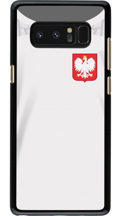 Coque Samsung Galaxy Note8 - Maillot de football Pologne 2022 personnalisable