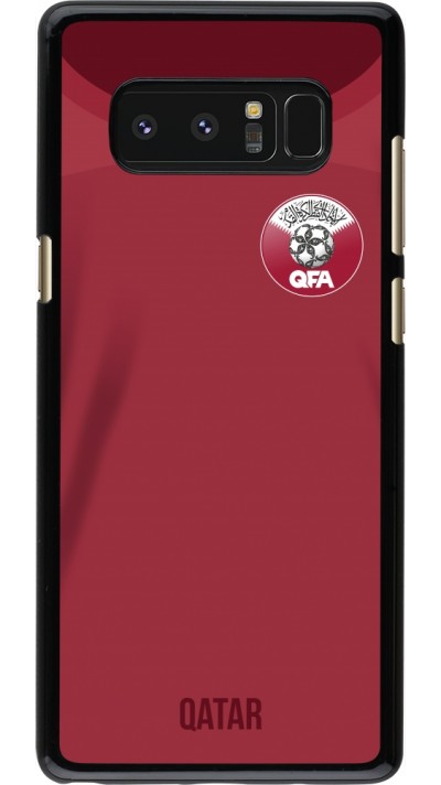 Coque Samsung Galaxy Note8 - Maillot de football Qatar 2022 personnalisable