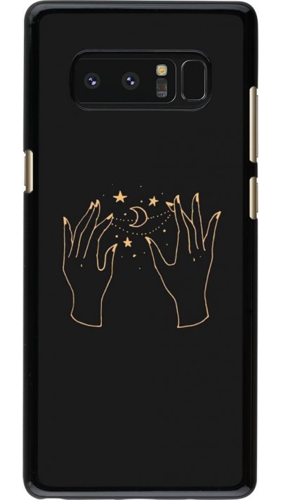Coque Samsung Galaxy Note8 - Grey magic hands