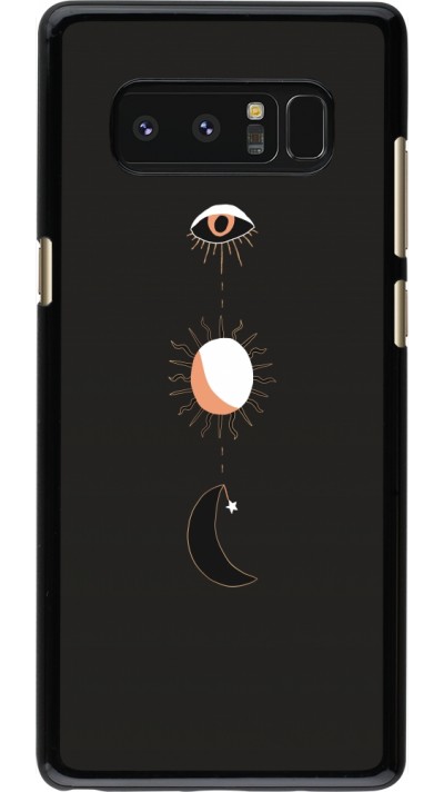 Samsung Galaxy Note8 Case Hülle - Halloween 22 eye sun moon