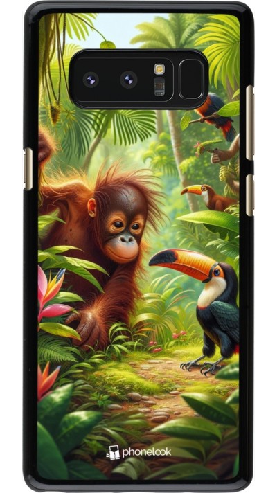 Coque Samsung Galaxy Note8 - Jungle Tropicale Tayrona