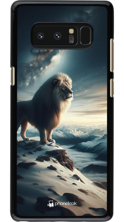 Samsung Galaxy Note8 Case Hülle - Der weisse Loewe