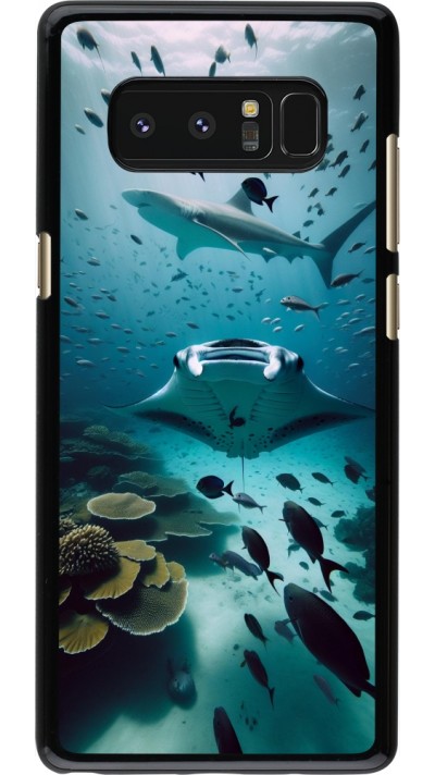 Samsung Galaxy Note8 Case Hülle - Manta Lagune Reinigung