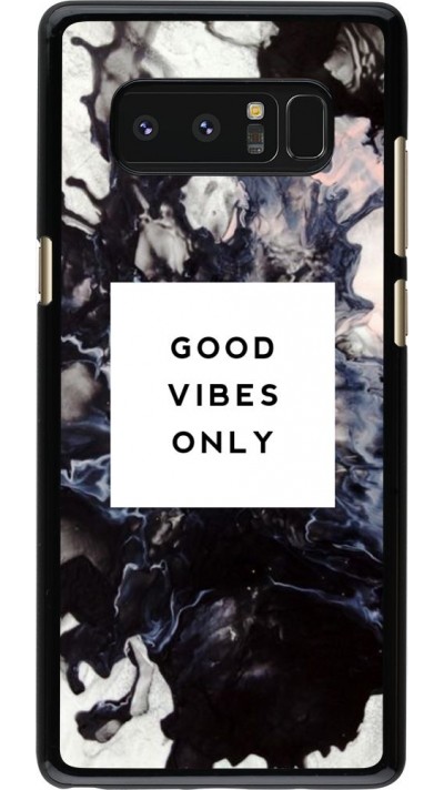 Coque Samsung Galaxy Note 8 - Marble Good Vibes Only
