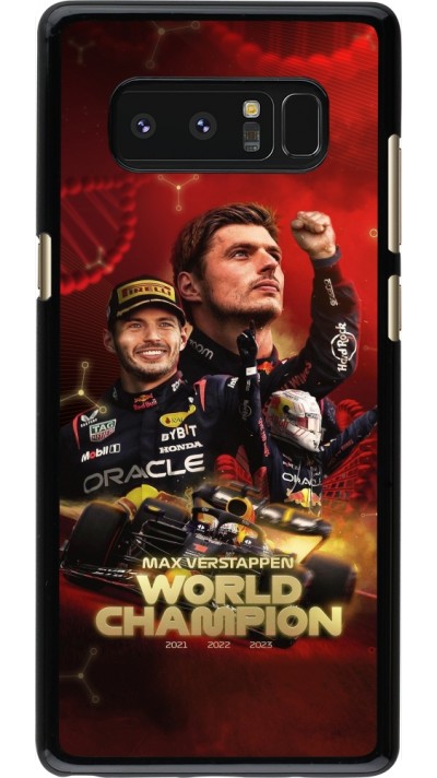 Coque Samsung Galaxy Note8 - Max Verstappen Champion 2023