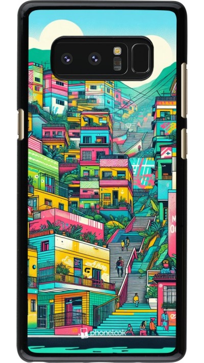 Samsung Galaxy Note8 Case Hülle - Medellin Comuna 13 Kunst