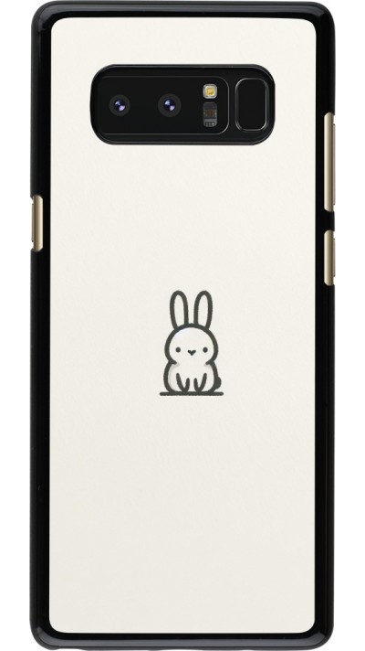 Samsung Galaxy Note8 Case Hülle - Minimal Häschen Süße
