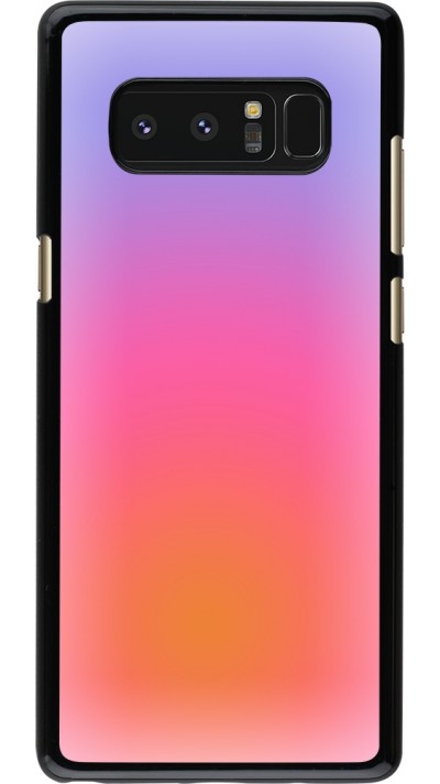 Coque Samsung Galaxy Note8 - Orange Pink Blue Gradient