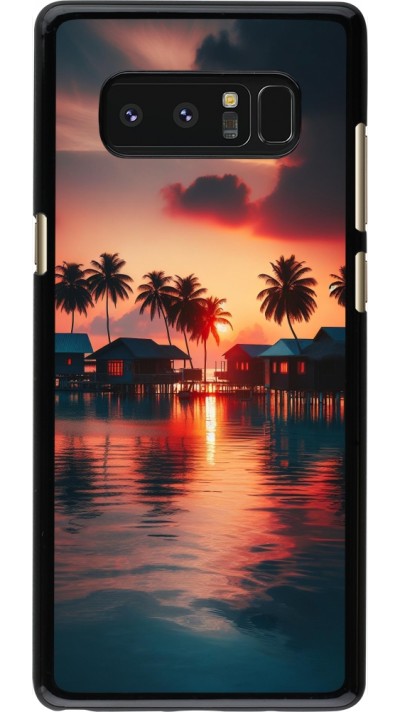 Samsung Galaxy Note8 Case Hülle - Paradies Malediven