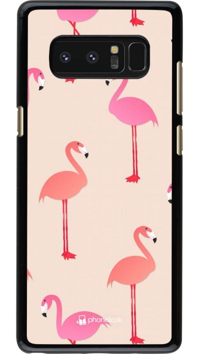 Hülle Samsung Galaxy Note8 - Pink Flamingos Pattern