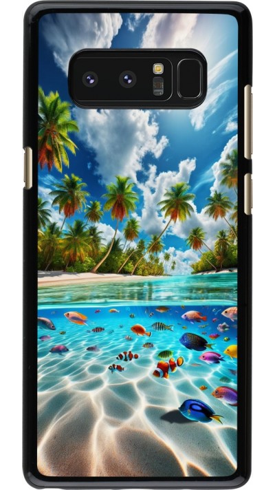 Samsung Galaxy Note8 Case Hülle - Strandparadies