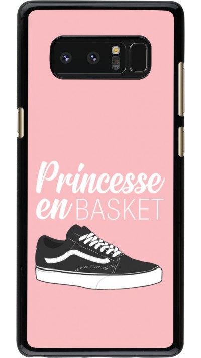 Coque Samsung Galaxy Note8 - princesse en basket
