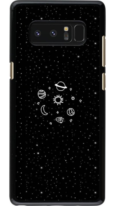 Coque Samsung Galaxy Note8 - Space Doodle