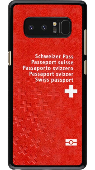 Coque Samsung Galaxy Note 8 - Swiss Passport