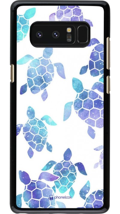 Hülle Samsung Galaxy Note8 - Turtles pattern watercolor