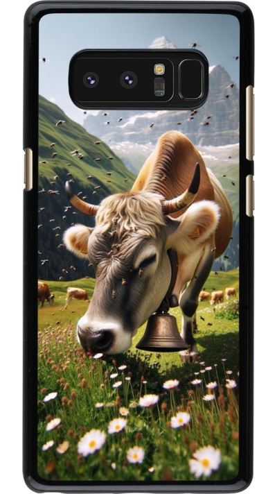 Samsung Galaxy Note8 Case Hülle - Kuh Berg Wallis