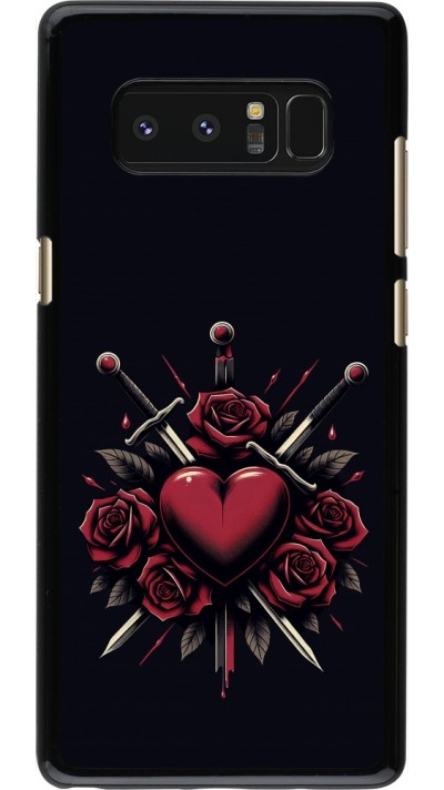 Coque Samsung Galaxy Note8 - Valentine 2024 gothic love