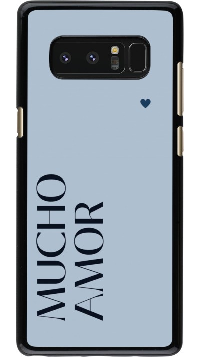 Coque Samsung Galaxy Note8 - Valentine 2024 mucho amor azul