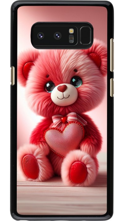 Coque Samsung Galaxy Note8 - Valentine 2024 Ourson rose
